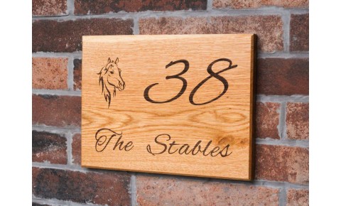 Wooden House Sign | 220 x 300